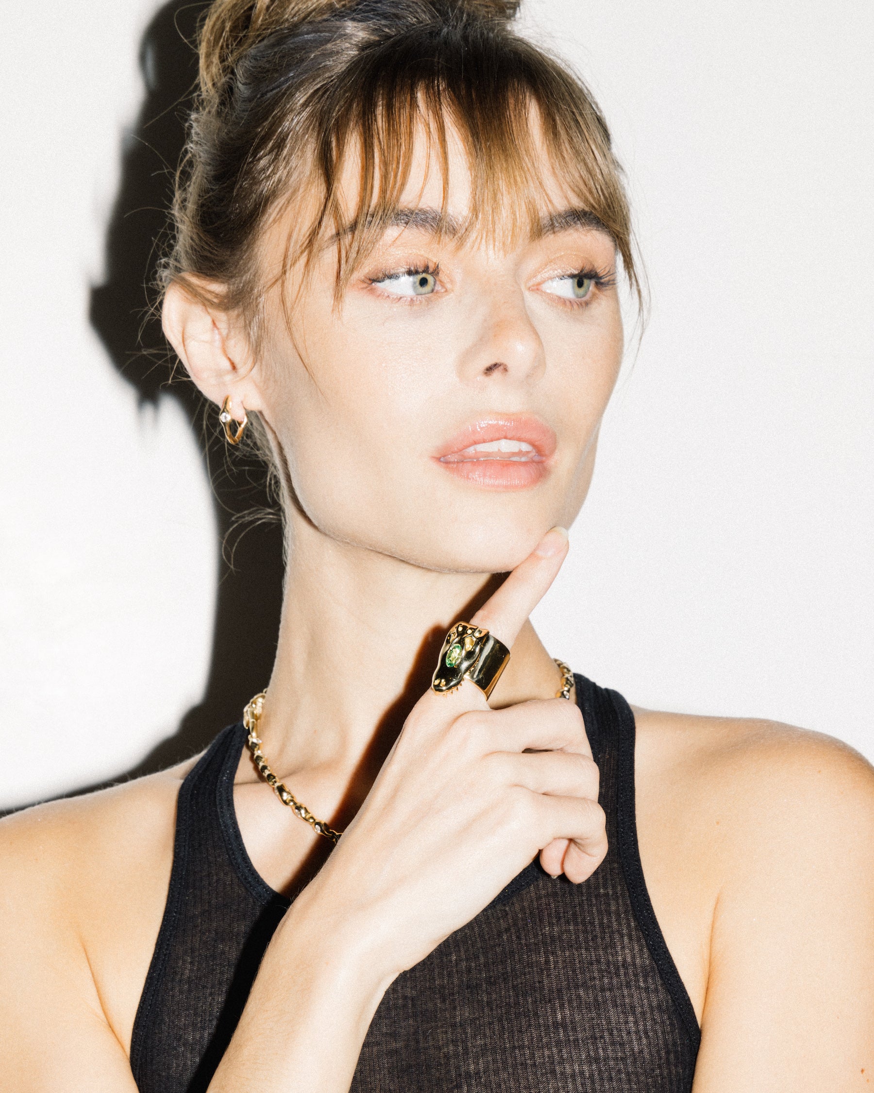 GOLD GATOR RING