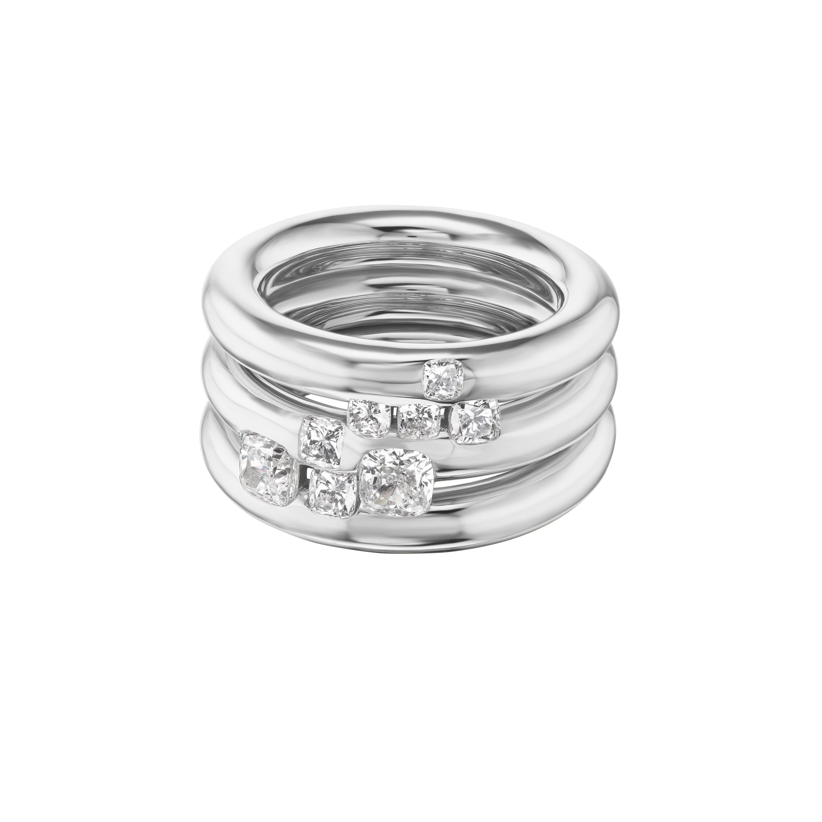 CLUSTER STACK RING