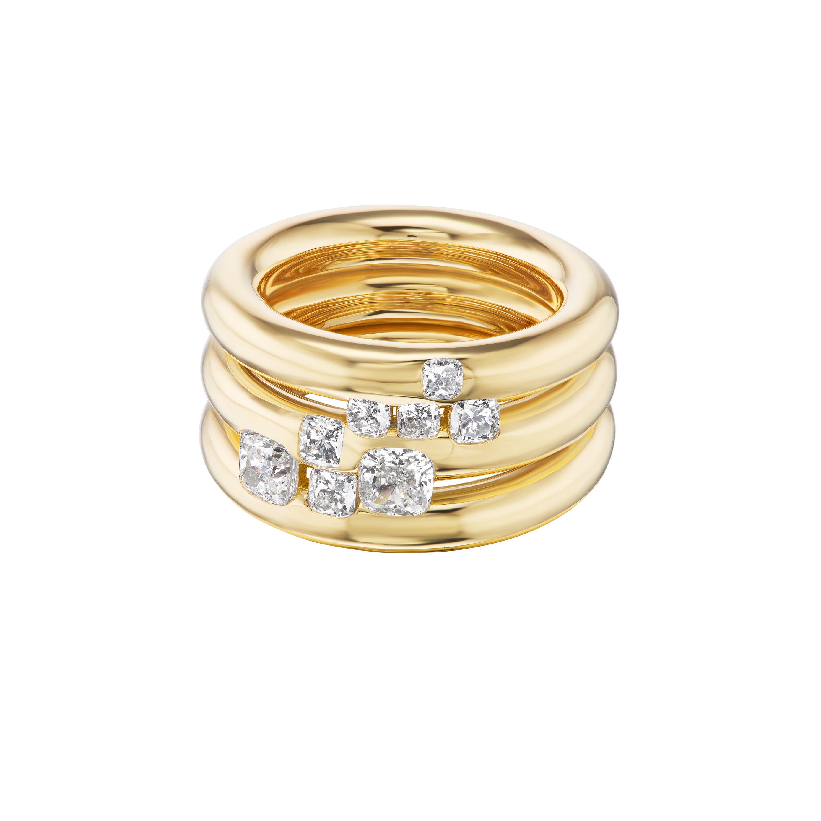 CLUSTER STACK RING