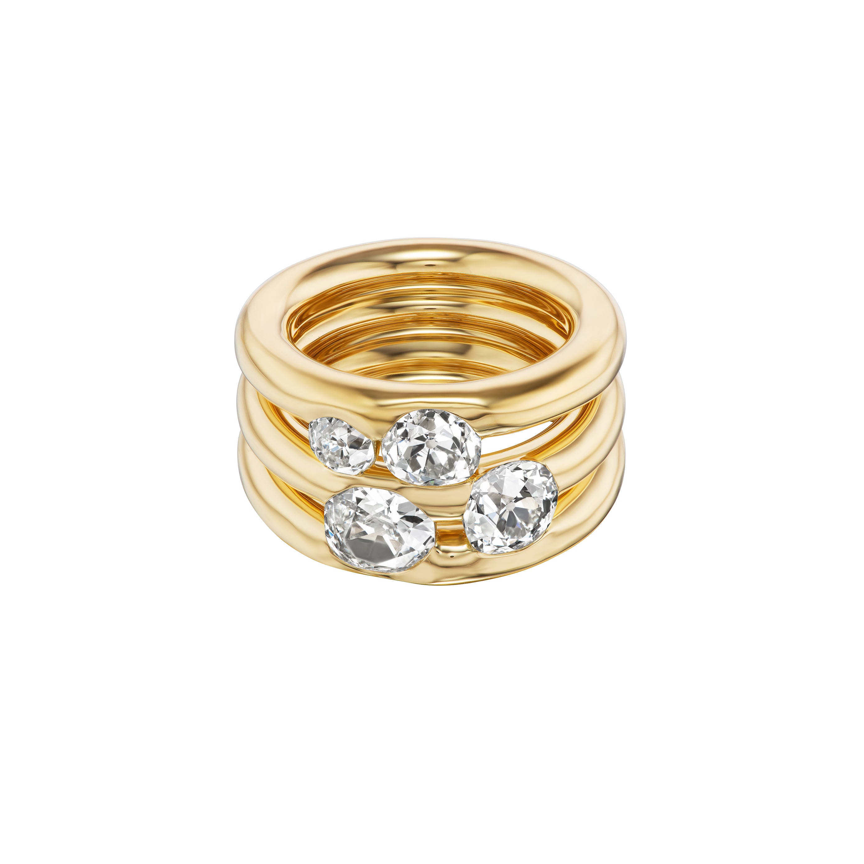 CLUSTER STACK RING