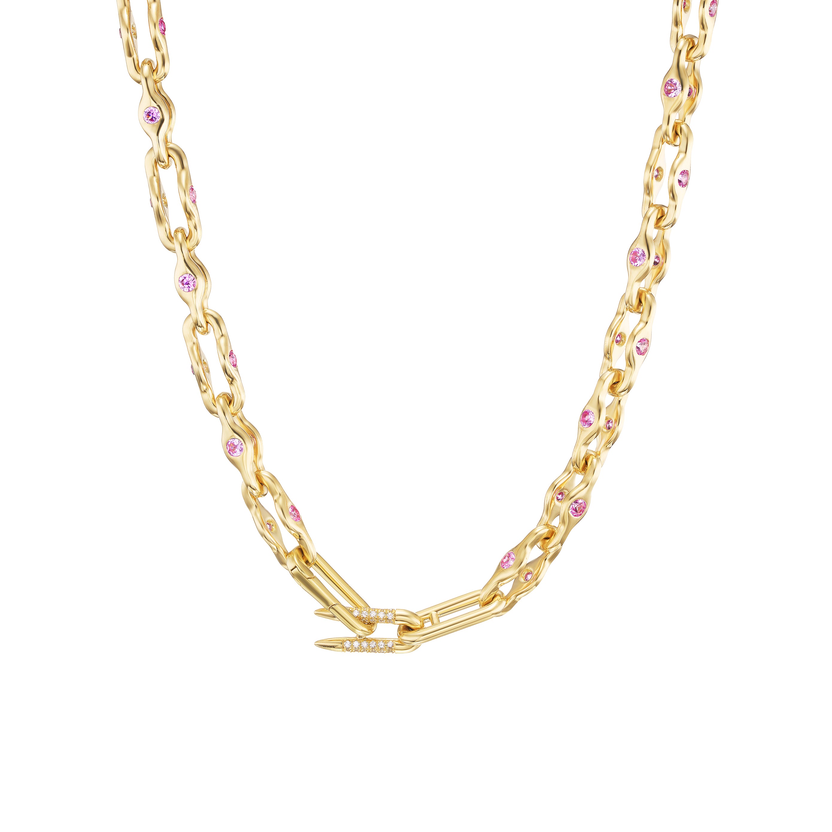 GEM HEAVY METAL NECKLACE