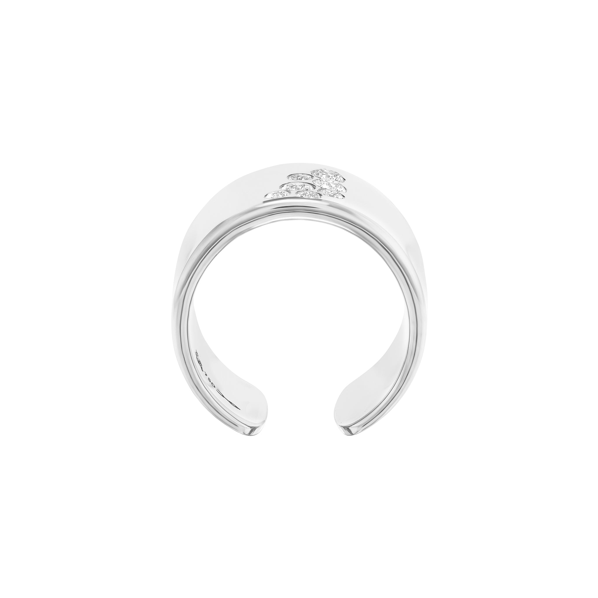 15MM STONED CUFF RING