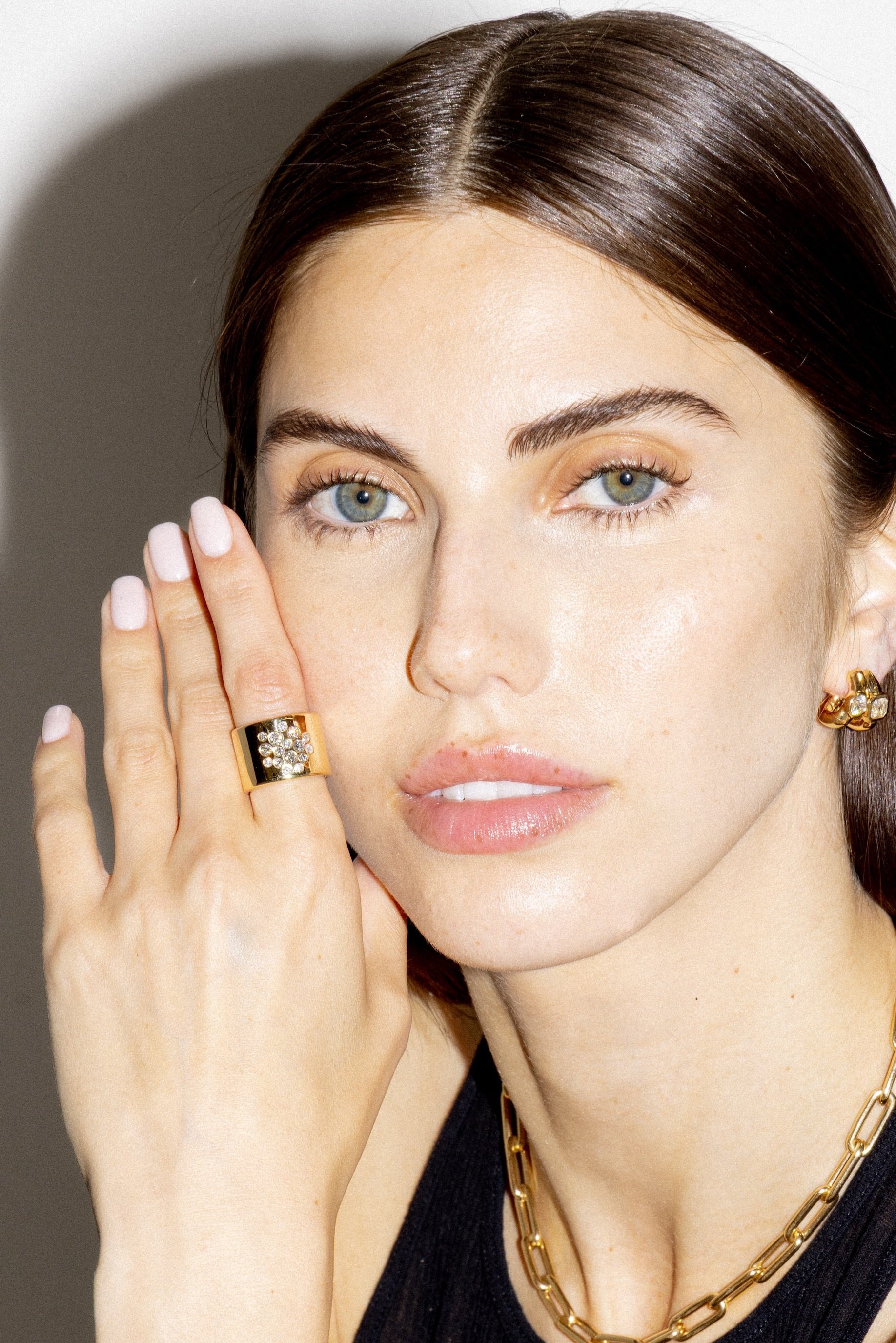 15MM MEGA STONED CUFF RING