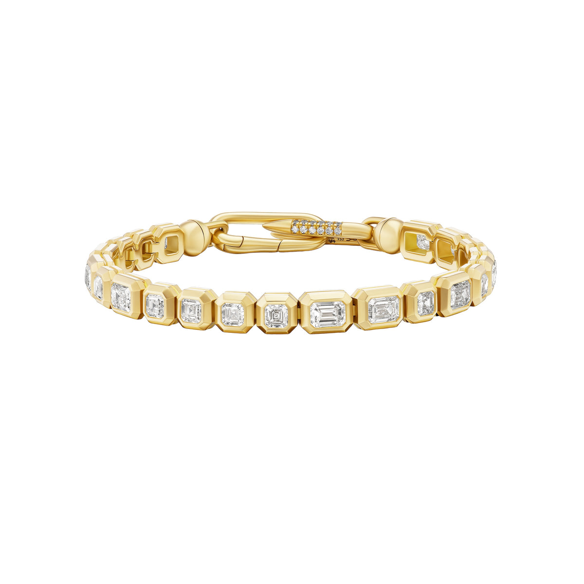 Beveled Tennis Bracelet