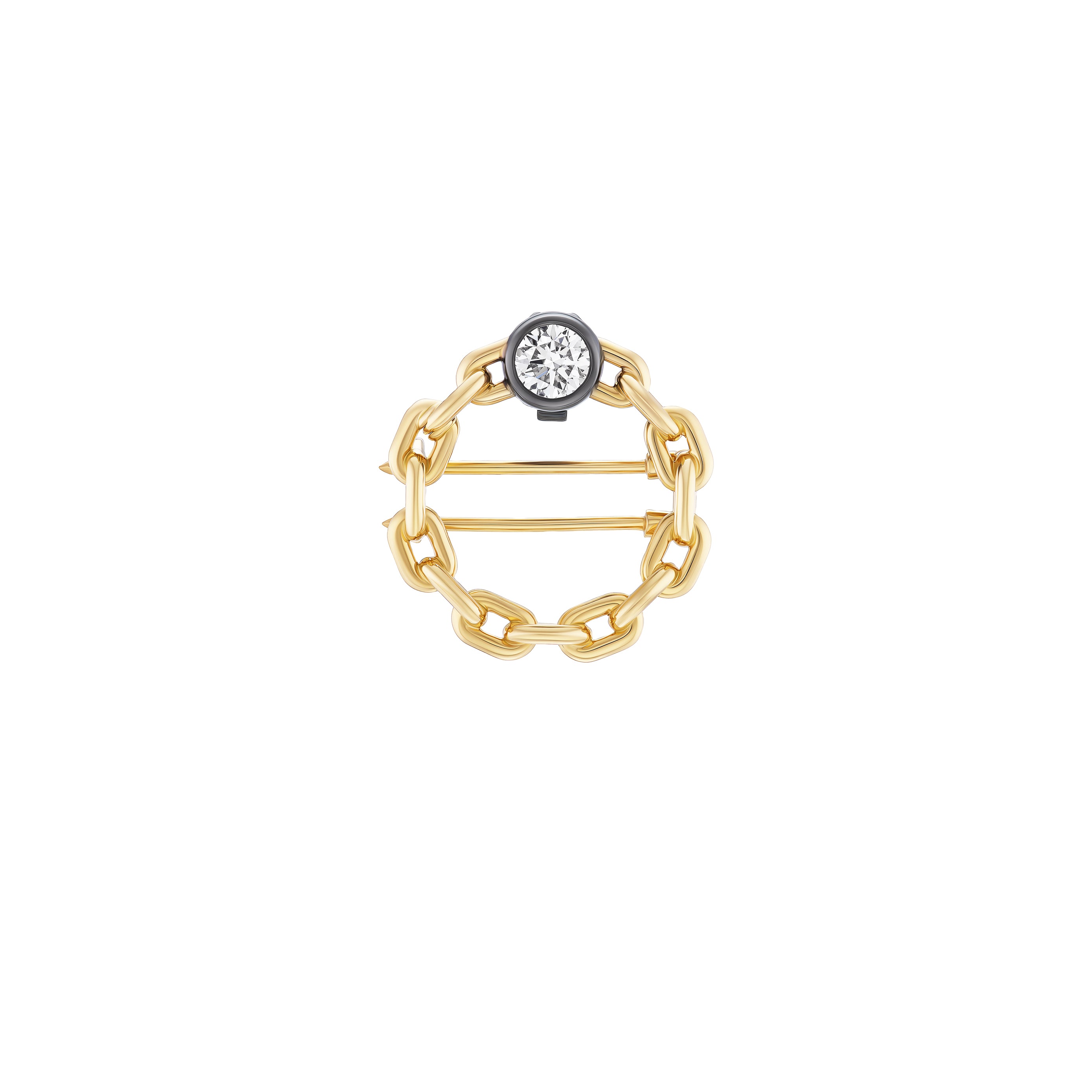 System Chain Brooch