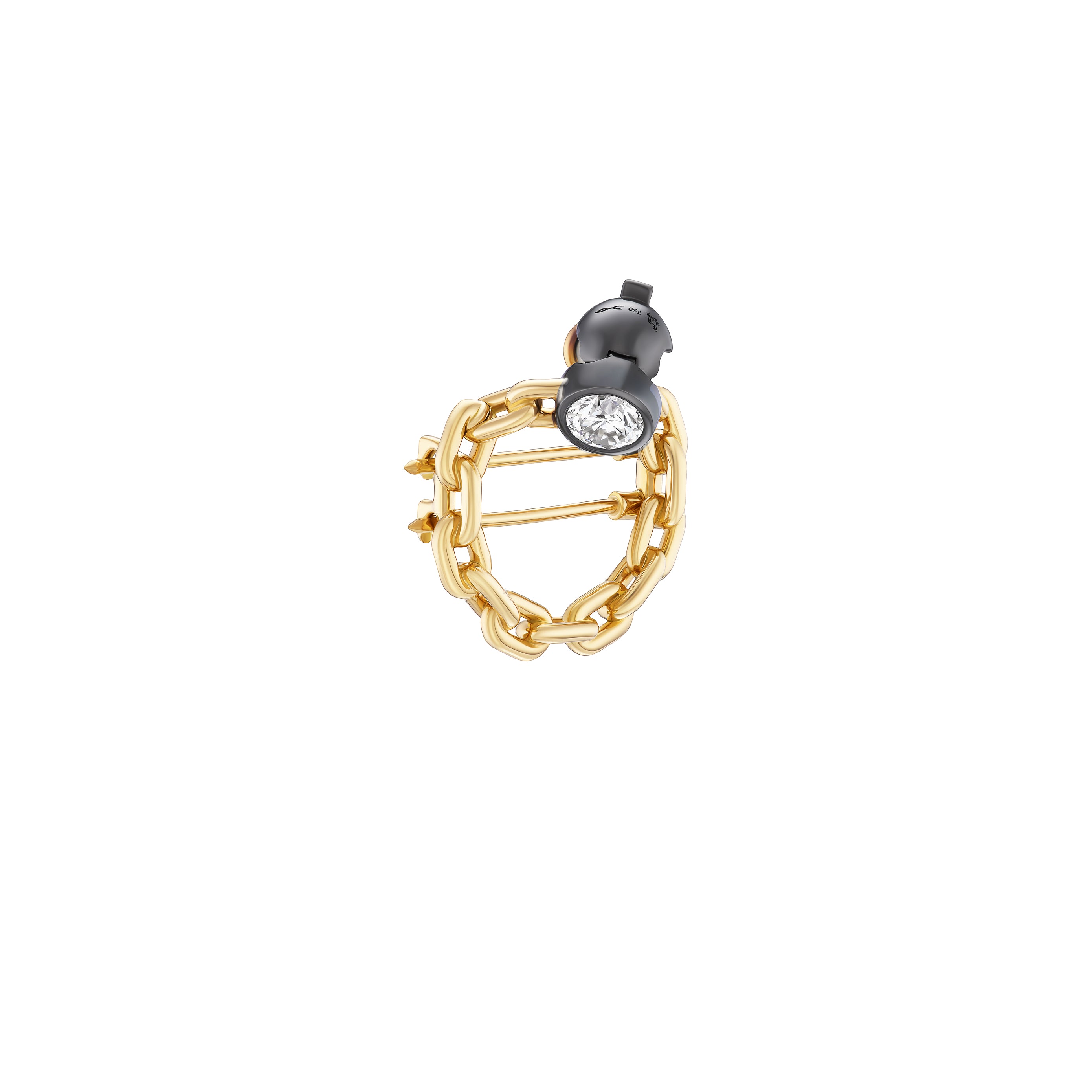 System Chain Brooch
