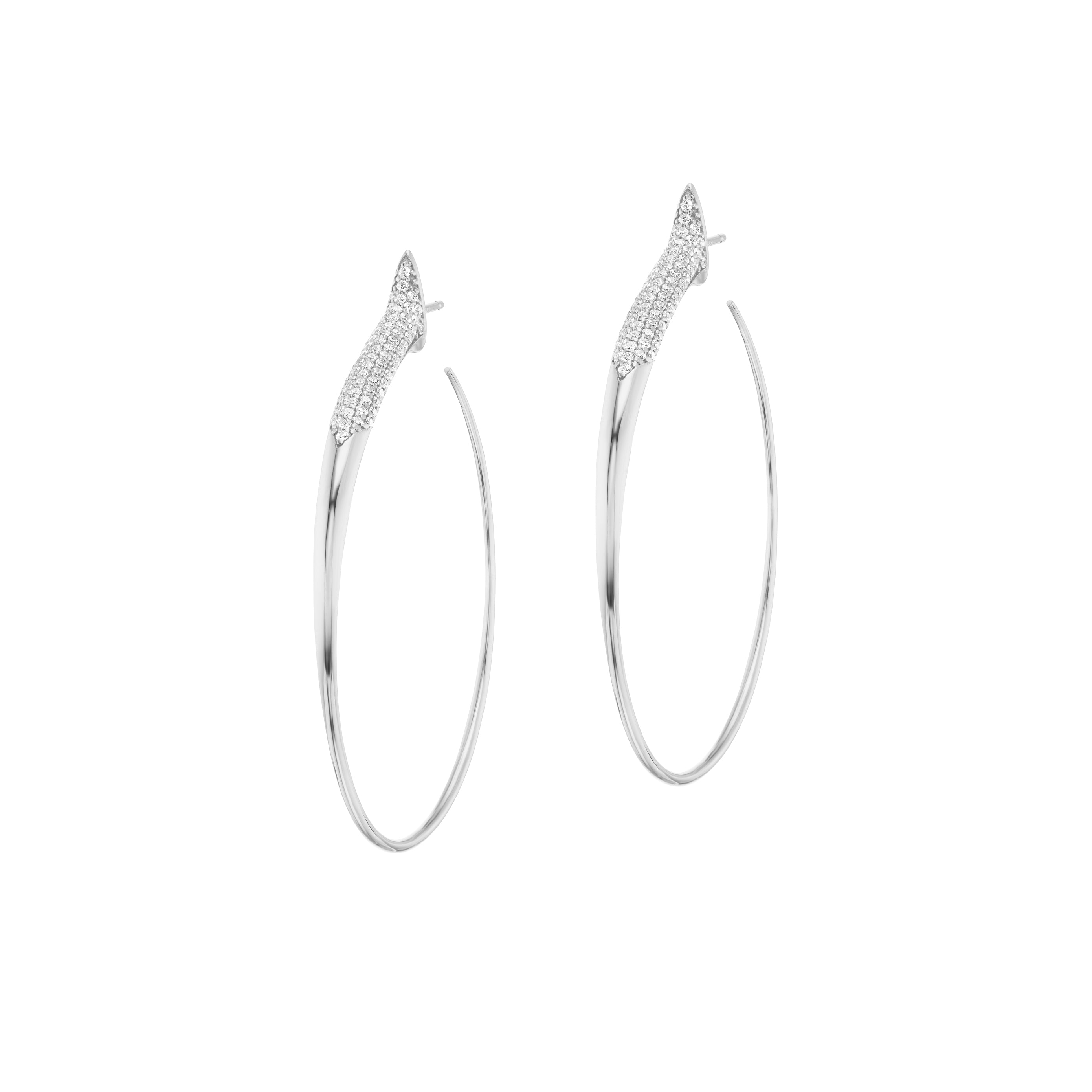PAVÉ TUSK HOOPS