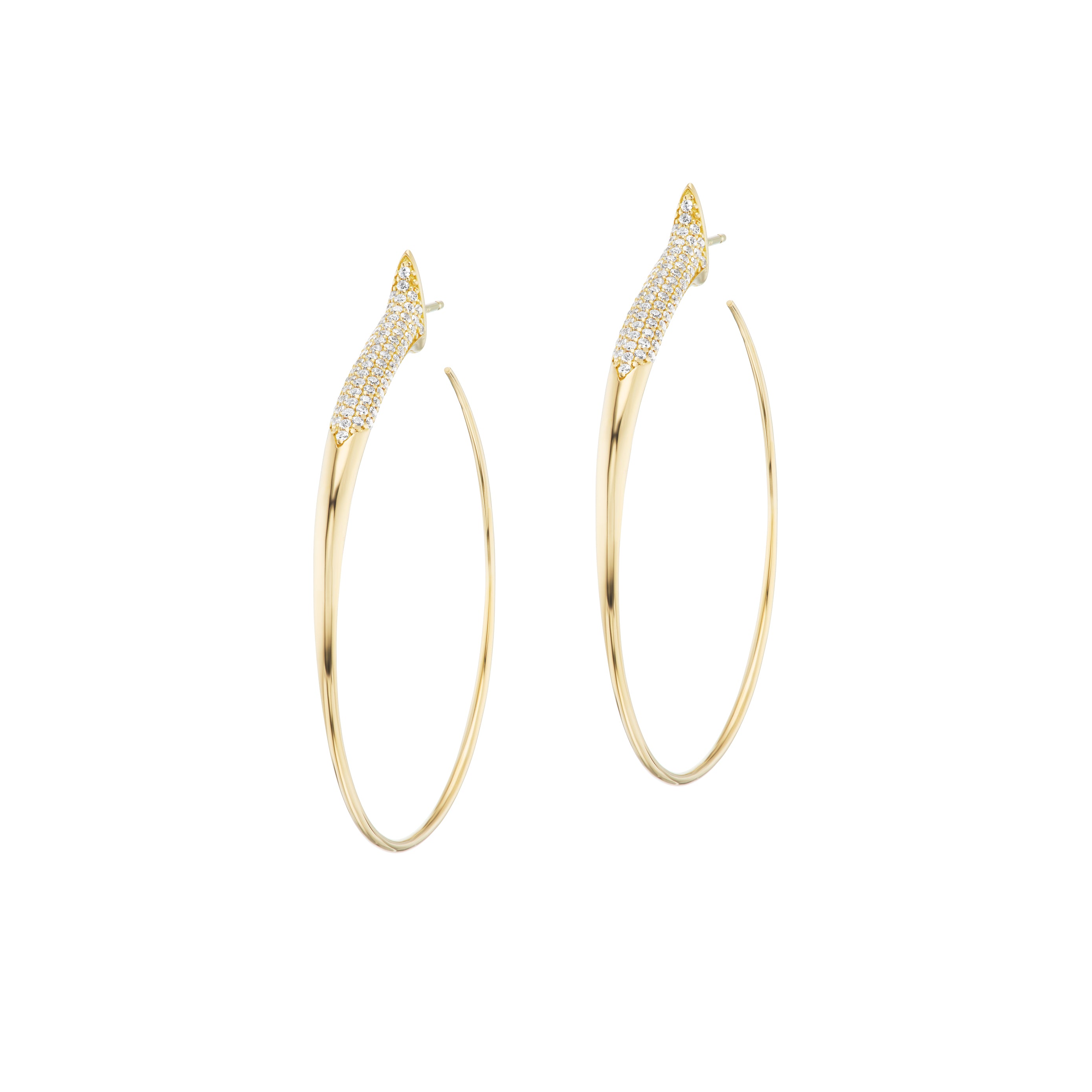 PAVÉ TUSK HOOPS