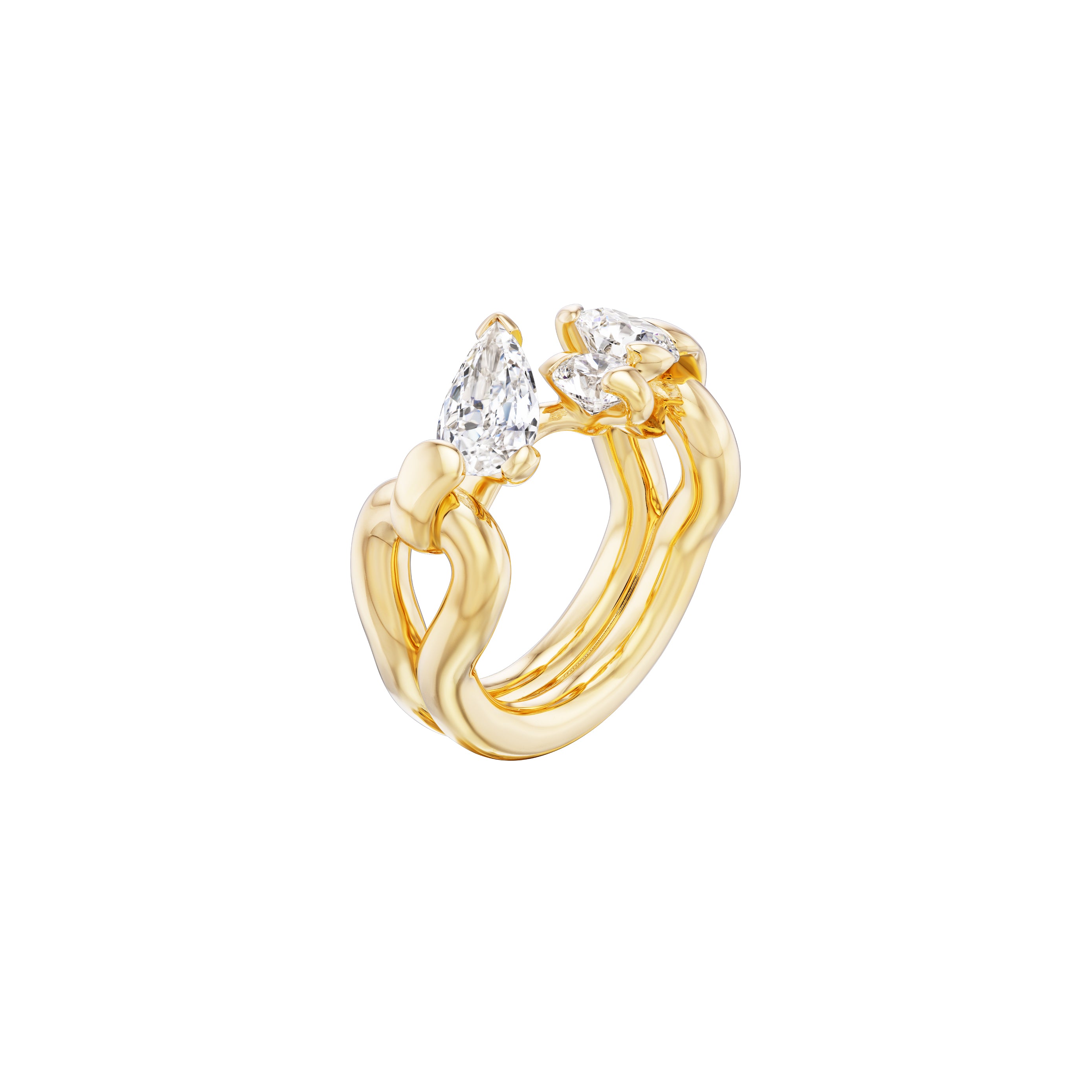 TRIPTYCH MANTLE RING