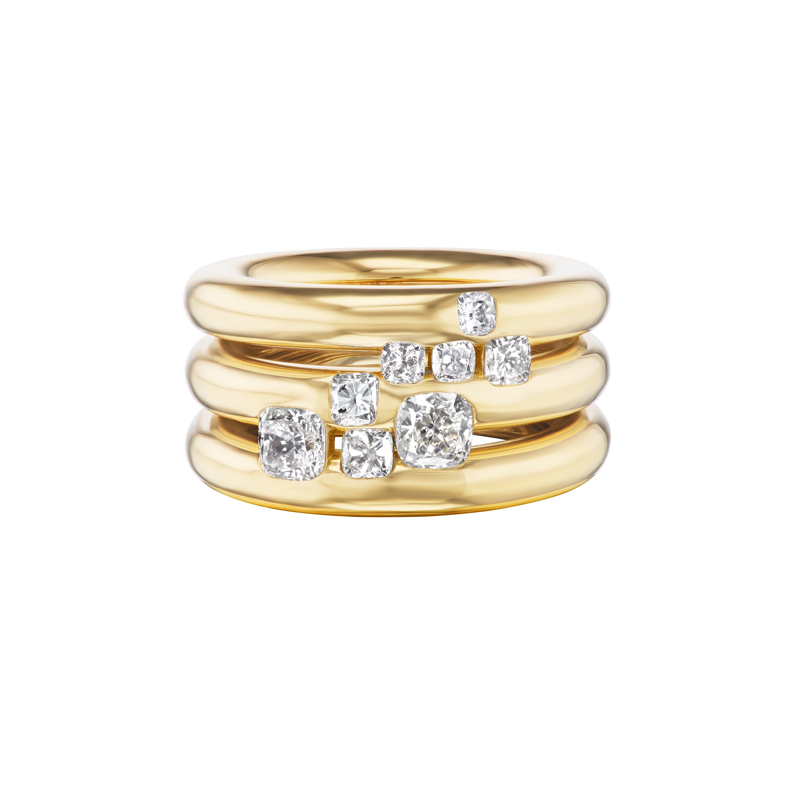 CLUSTER STACK RING