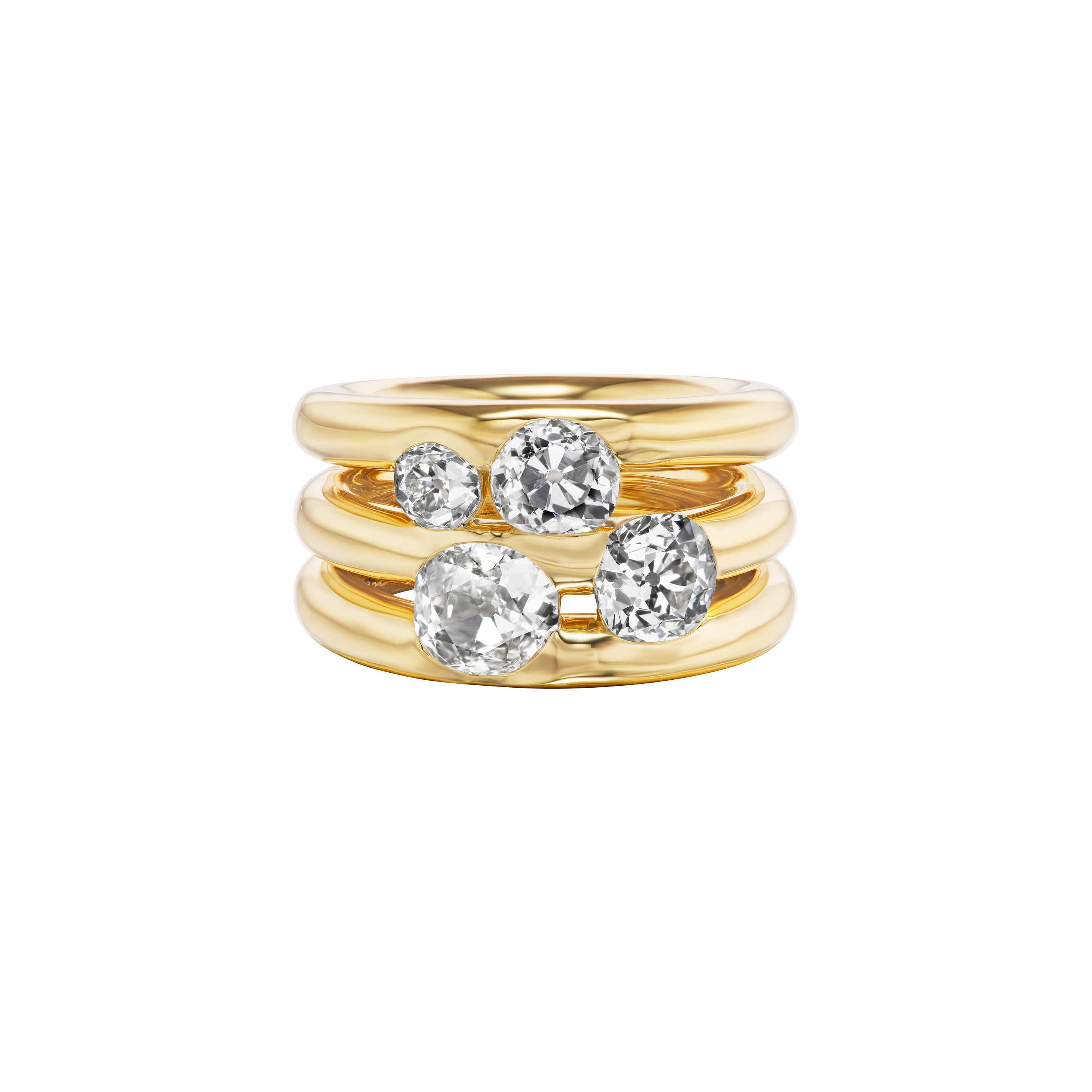 CLUSTER STACK RING