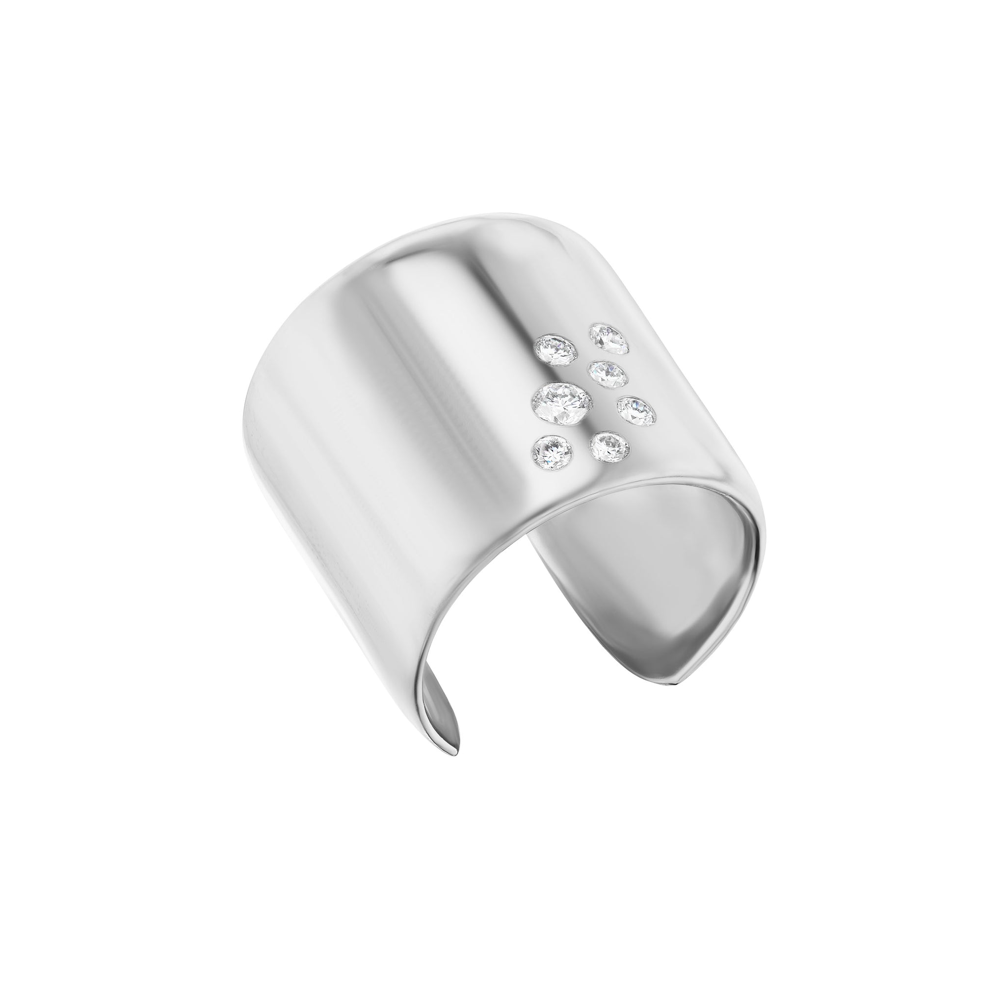 STONED CUFF RING