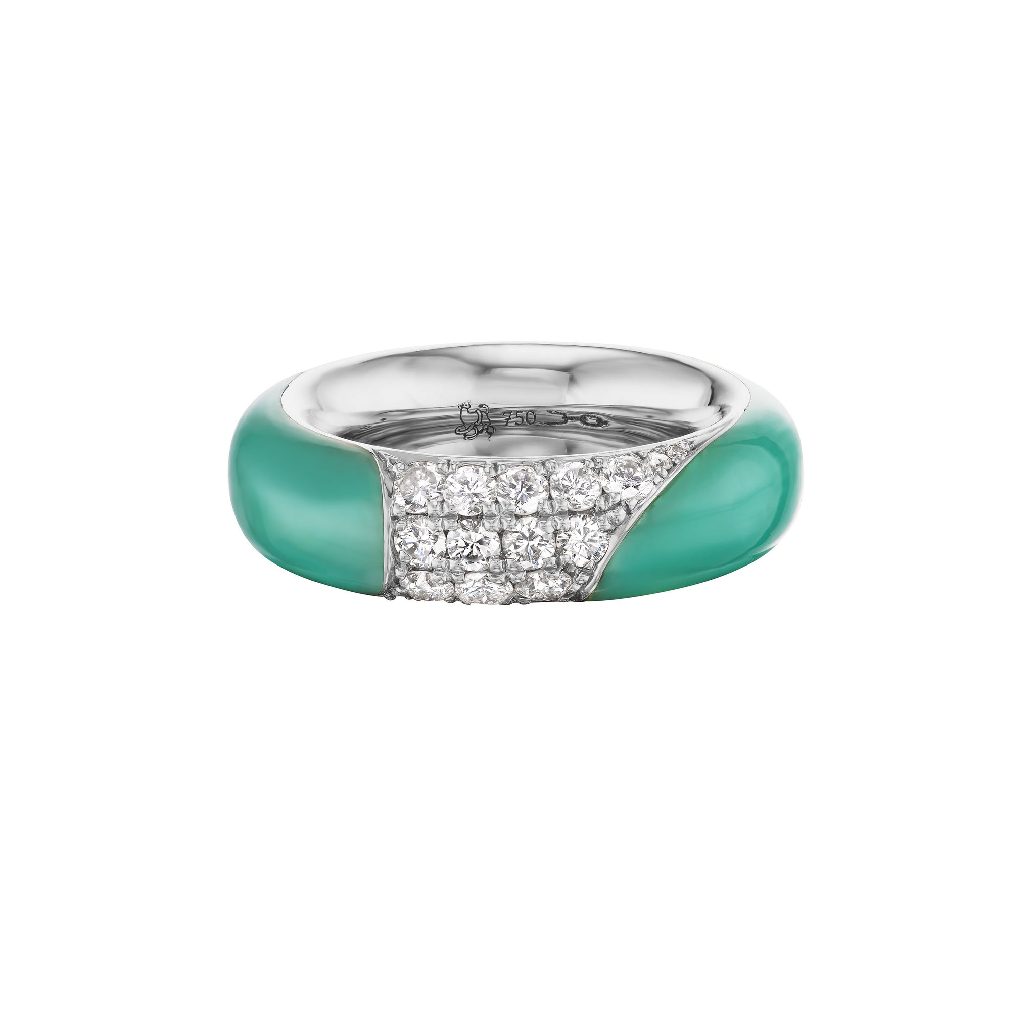 CARVED STONE RING