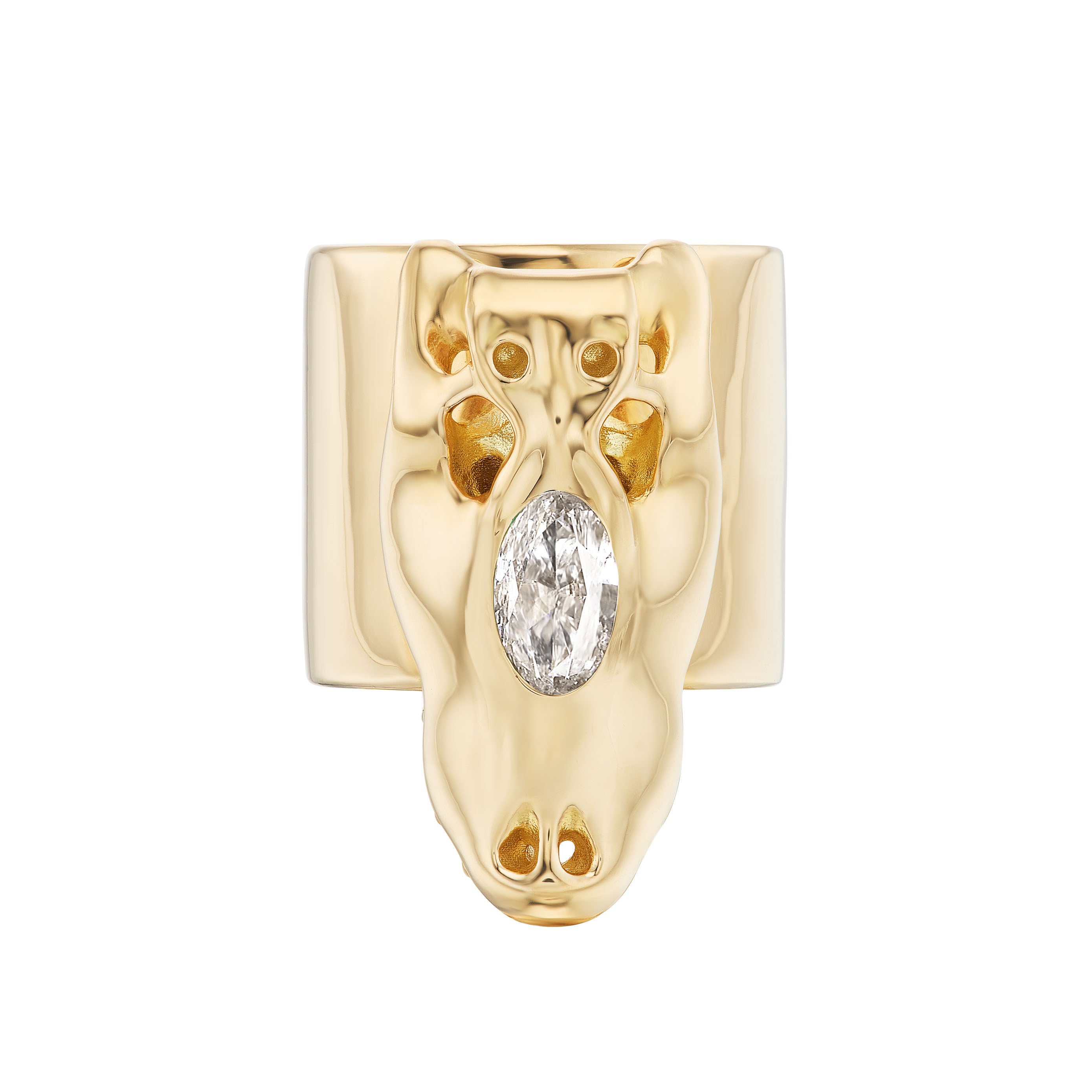 GOLD GATOR RING